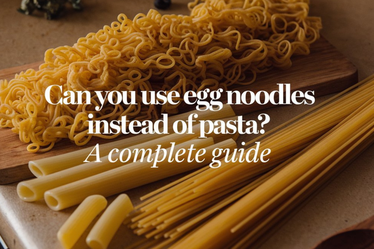 Egg noodles instead of pasta