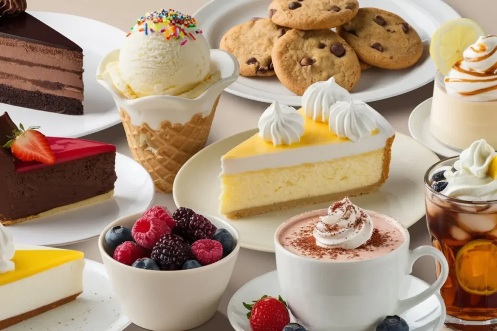 What are the 9 Common Desserts?