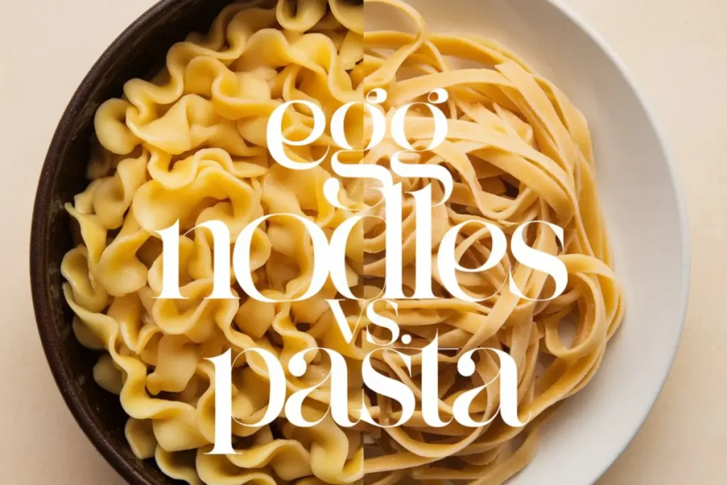 Are egg noodles healthier than pasta