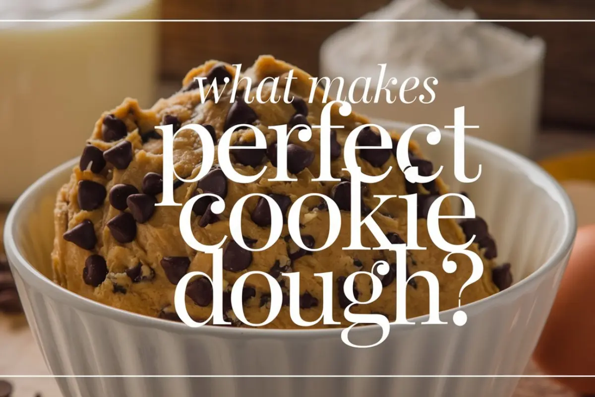 Perfect cookie dough