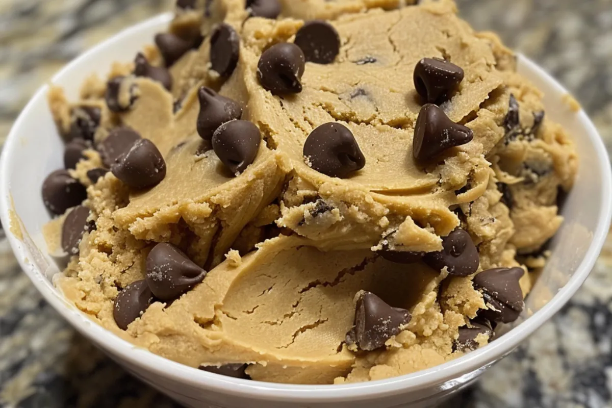 What makes raw cookie dough edible